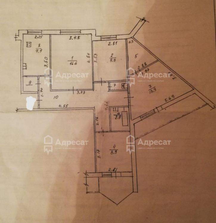 4-комн квартира ул. им. Кирова,  д.96