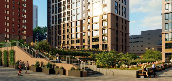 3-комн квартира в новом доме Менделеева улица, д.1