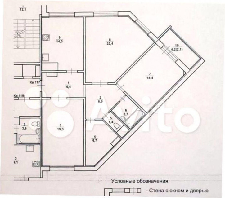 3-комн квартира Олега Юрасова ул, 1 3-комн квартира Олега Юрасова ул, 1