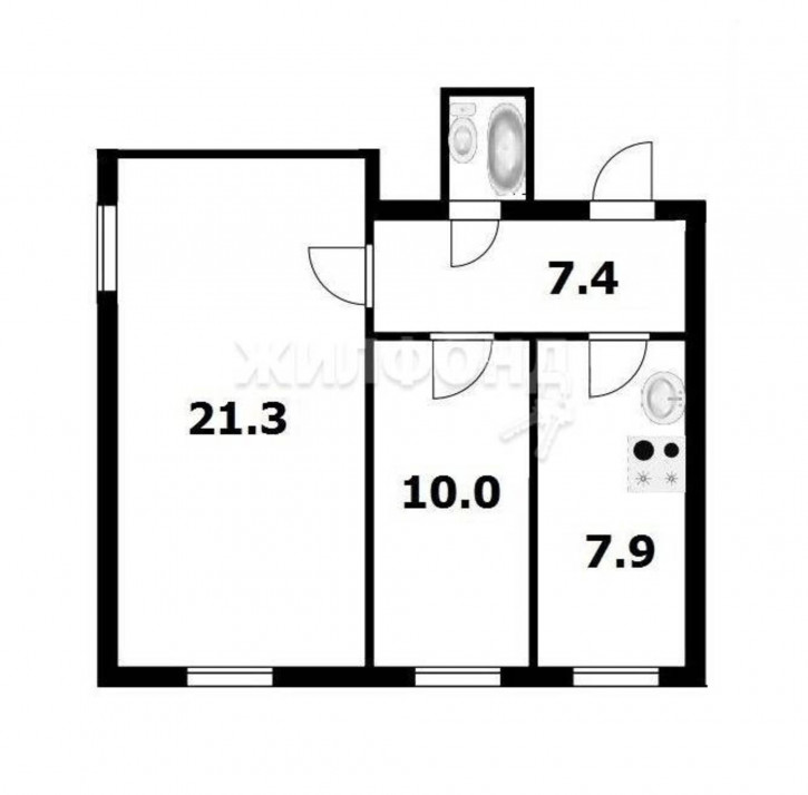 2-комн квартира Декабристов, 101
