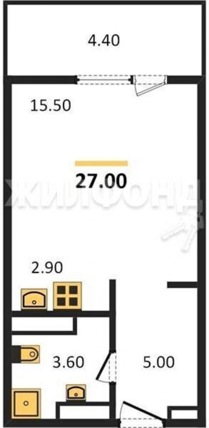 1-комн квартира Красный проспект, 220