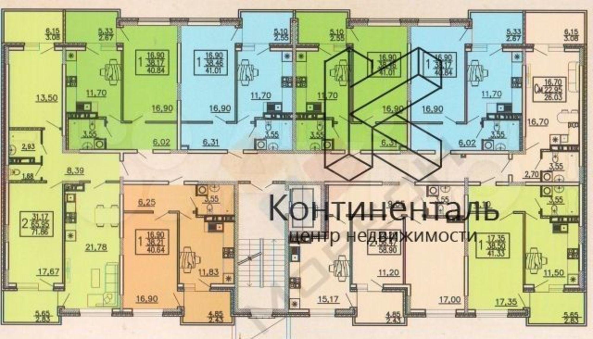 Купить квартиру за 5 500 000 рублей на Генерала Петрова ул, 2/А