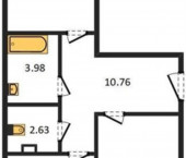 2-комн, 64кв м, этаж 2/5 Гагарина улица 2-комн, 64кв м, этаж 2/5 Гагарина улица