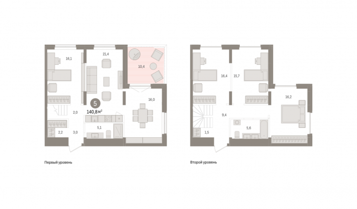 4-комн квартира в новом доме ул. Аэропорт, стр. 3