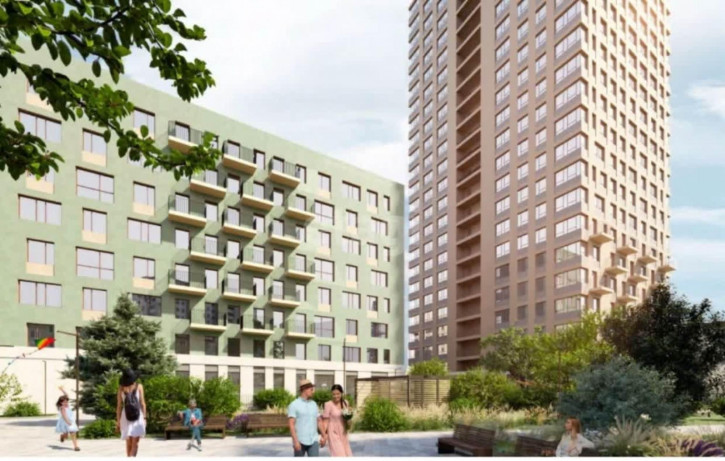 1-комн квартира в новом доме Красных командиров, дом 3, Квартал КЗ