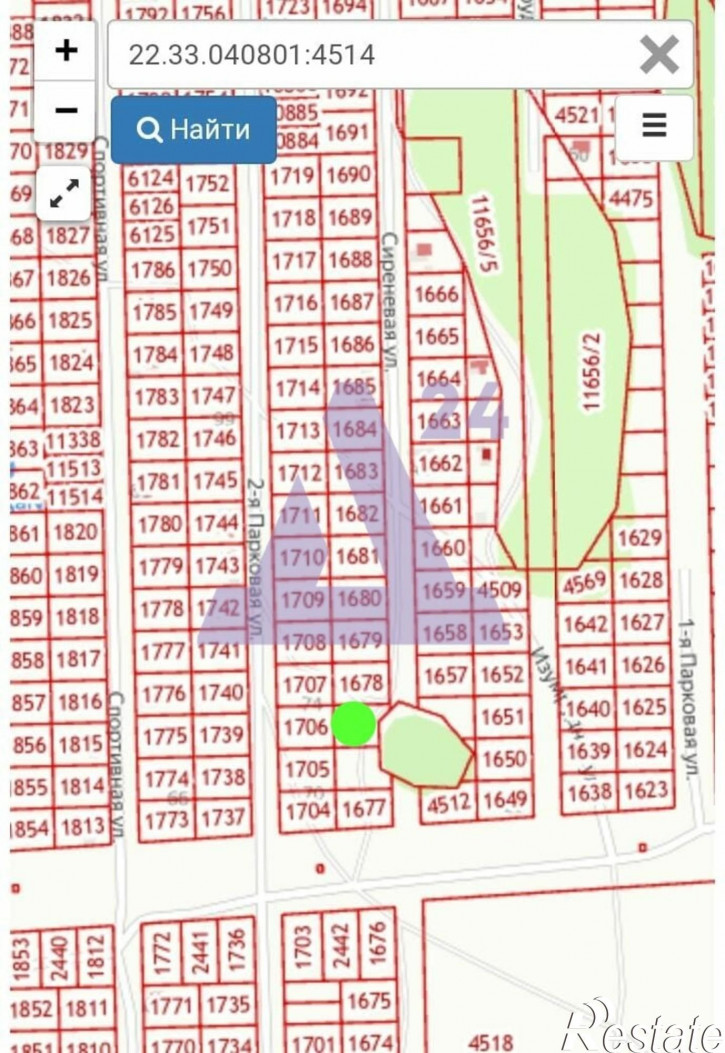 Земельный участок улица Сиреневая, дом 71