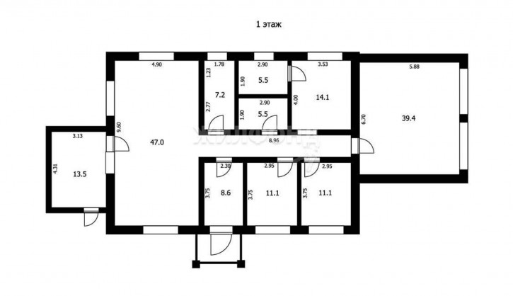 Коттедж/дом Васильковая улица