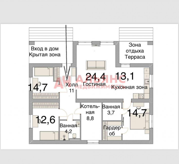 Коттедж/дом Красноярская улица, 25 Коттедж/дом Красноярская улица, 25