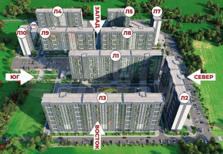 1-комн квартира в новом доме Владимира Жириновского ул, 7