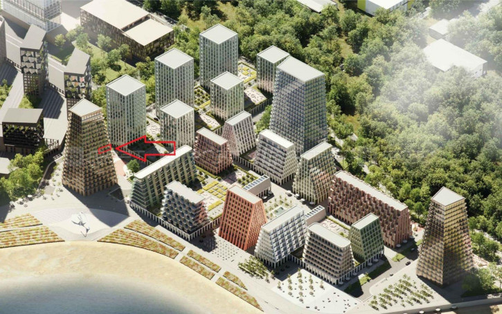 2-комн квартира в новом доме ул. Дулата Али, дом 14/1