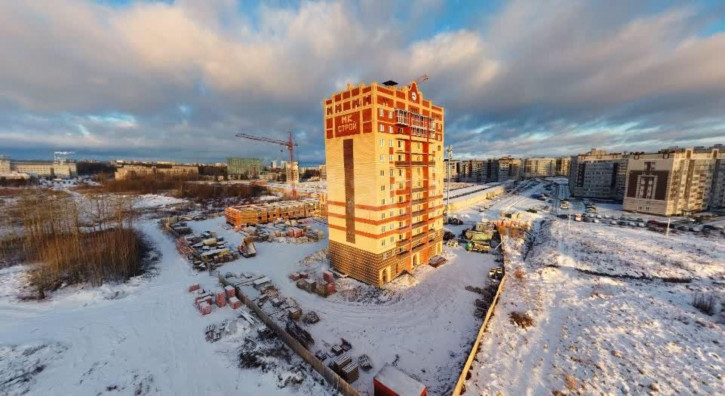1-комн квартира в новом доме Молодёжная улица,