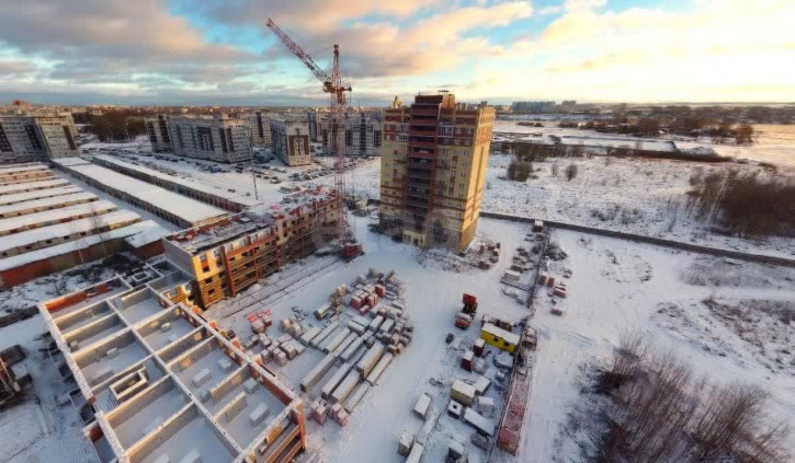 1-комн квартира в новом доме Молодёжная улица,