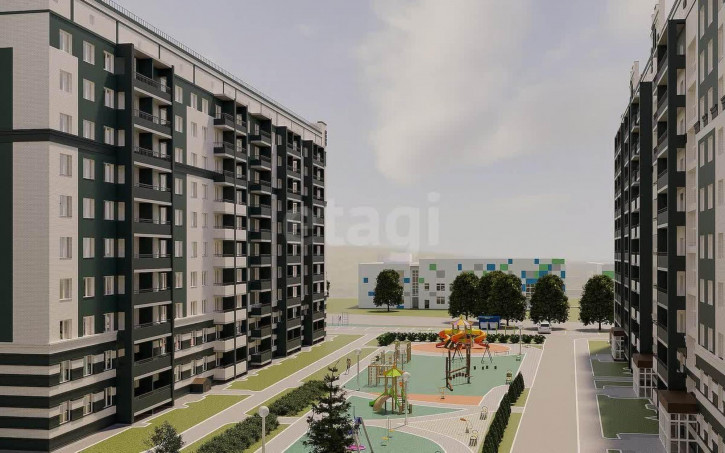 1-комн квартира в новом доме улица Возрождения, 55к2