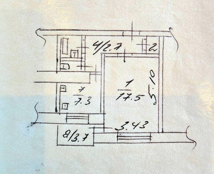 1-комн квартира Победы пр-т.