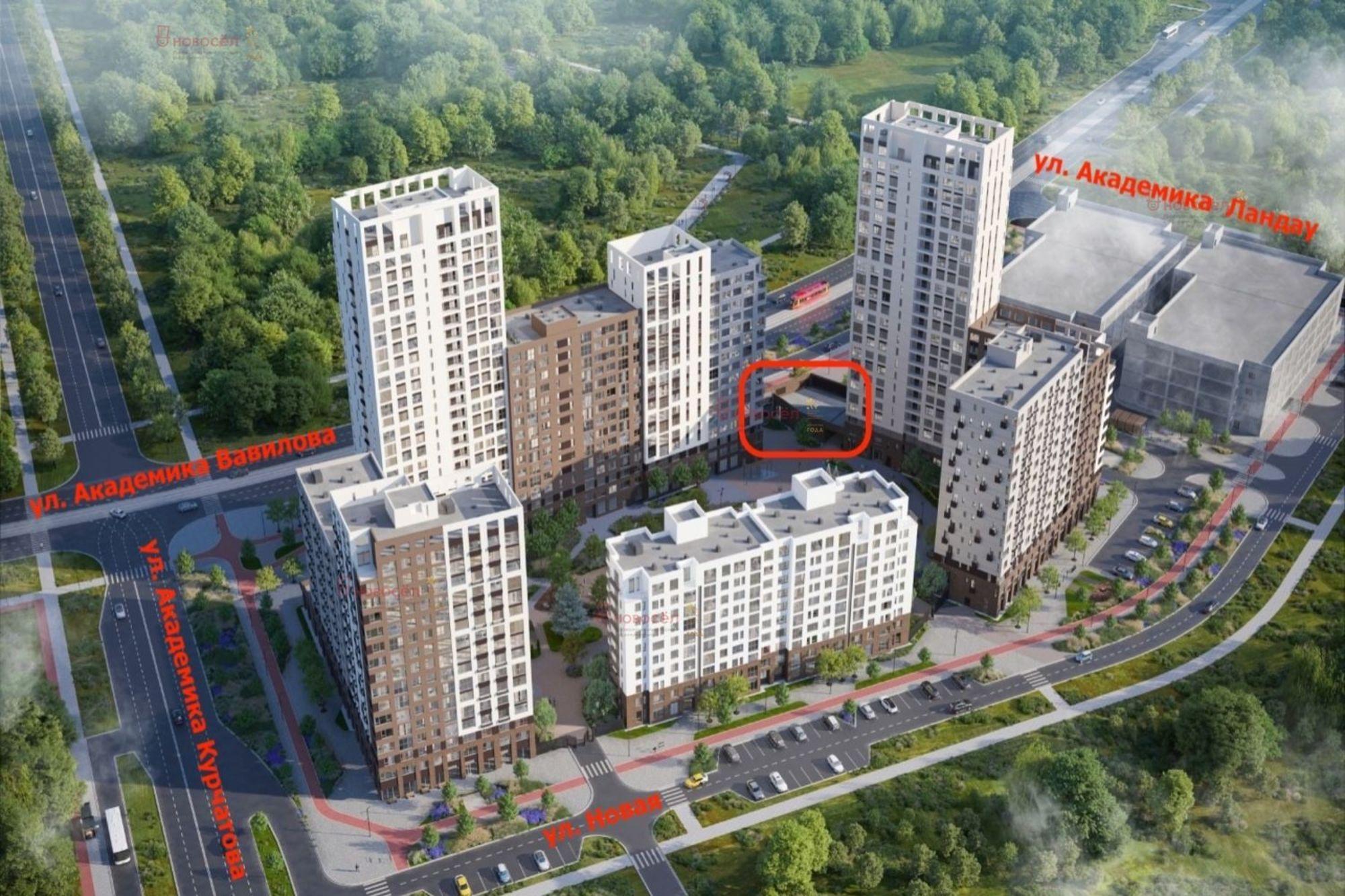 Купить торговое помещение за 175 635 000 рублей на Ландау 16