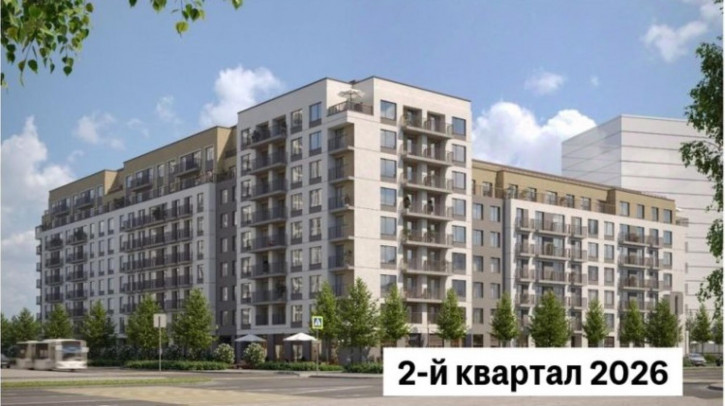 1-комн квартира в новом доме ул Крупской