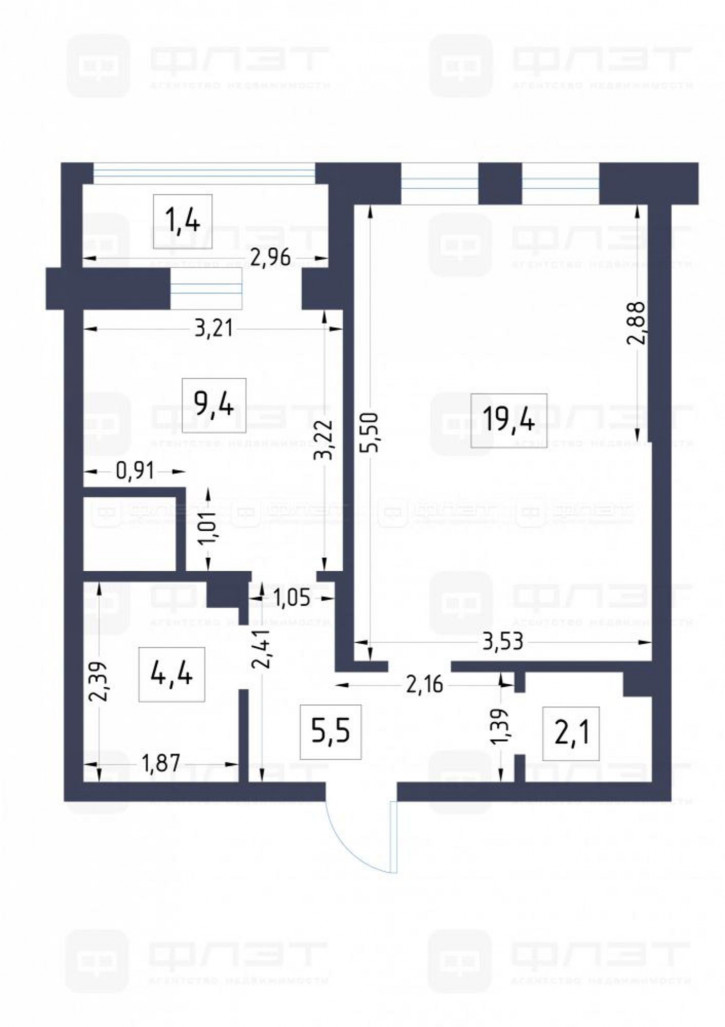 1-комн квартира ул. Павлюхина, дом 128