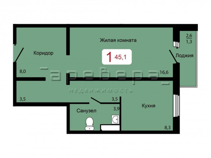 1-комн квартира в новом доме Кутузова улица 2стр6