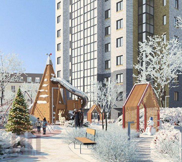 1-комн квартира в новом доме Коминтерна ул, 95к