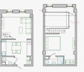 2-комн, 51кв м, этаж 5/6 Лермонтова 17 2-комн, 51кв м, этаж 5/6 Лермонтова 17