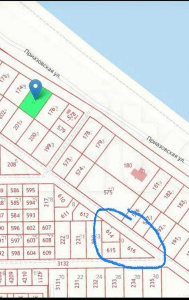 Земельный участок посёлок Кучугуры