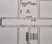 комната 21.5 кв м Московская ул, 88