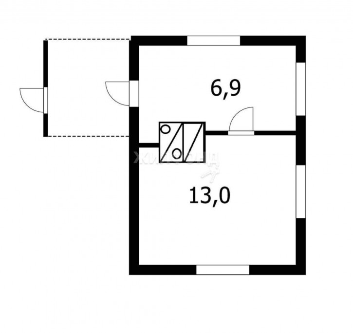 Коттедж/дом Титова улица