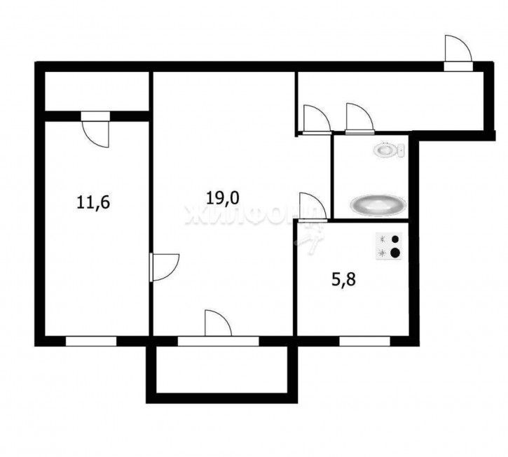 2-комн квартира Немировича-Данченко улица, д.159
