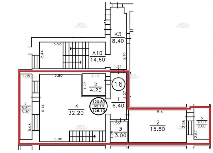 3-комн квартира Заречная ул, д.127 3-комн квартира Заречная ул, д.127