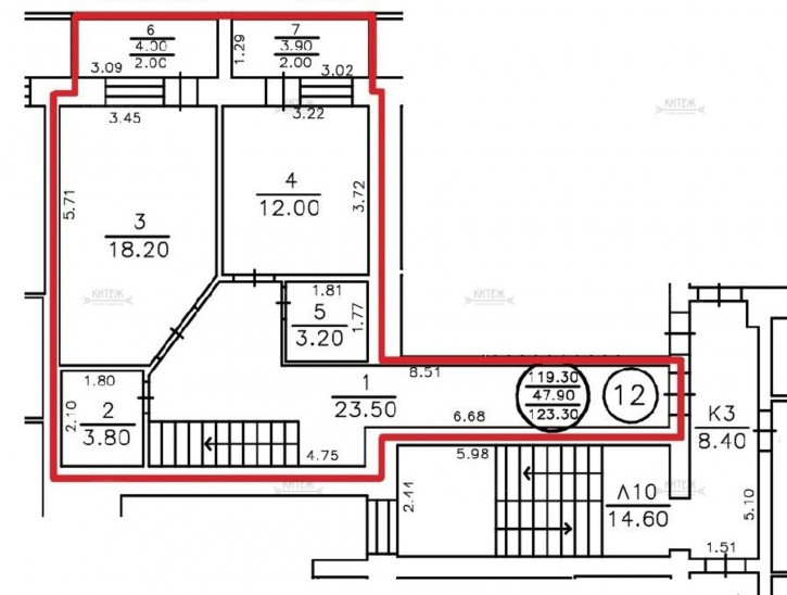 3-комн квартира Заречная ул, д.127 3-комн квартира Заречная ул, д.127