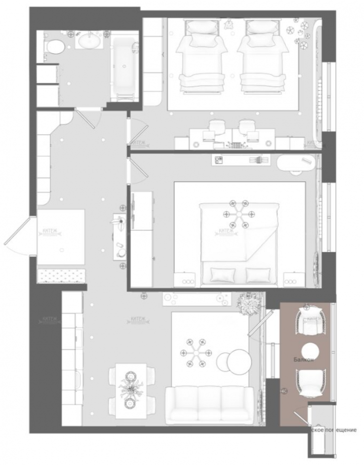 2-комн квартира Комфортная ул, д.18 2-комн квартира Комфортная ул, д.18