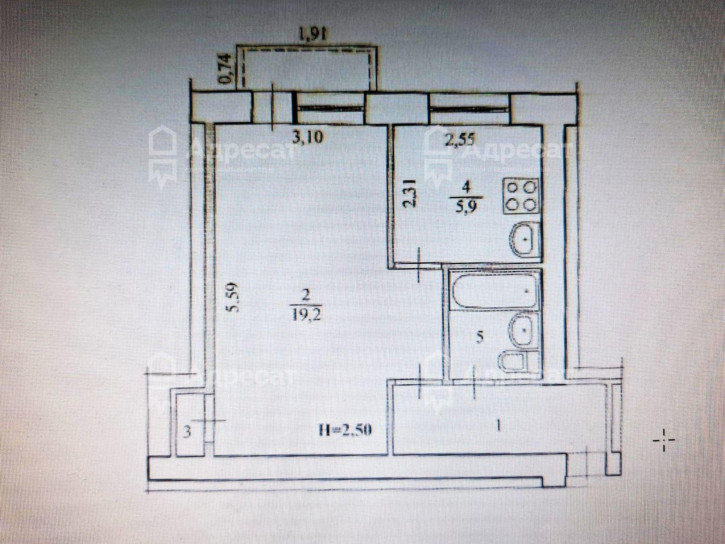 1-комн квартира пр-кт. Металлургов,  д.29