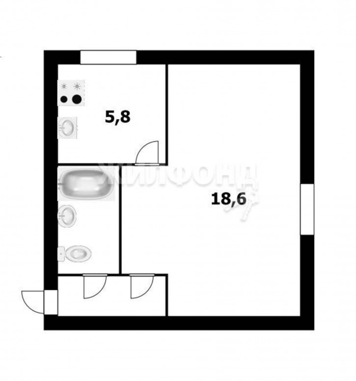 1-комн квартира Новоуральская, 28 А