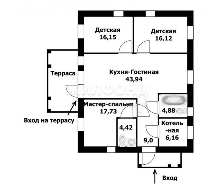 Коттедж/дом Ленинское