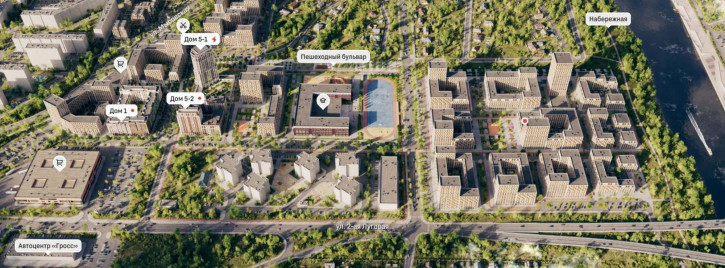 2-комн квартира в новом доме Тюмень