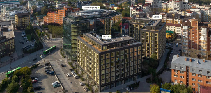 1-комн квартира в новом доме Первомайская улица, 1Аблок2