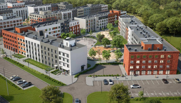1-комн квартира в новом доме село Горьковка