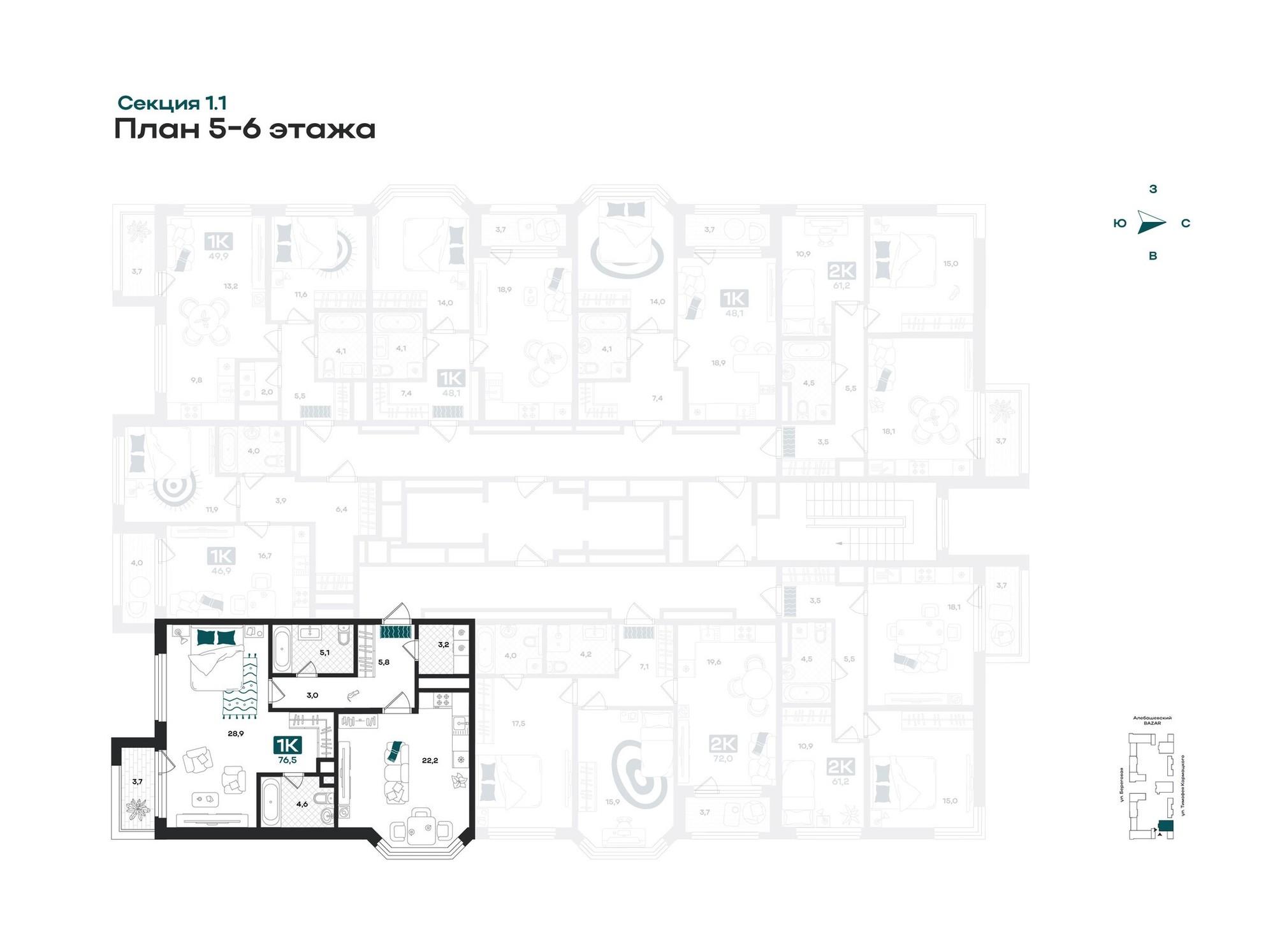 Купить квартиру за 13 600 000 рублей на ул Евгения Войнова, 8, 8