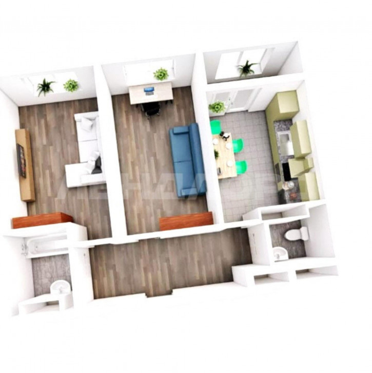 2-комн квартира улица Зорге, 11В