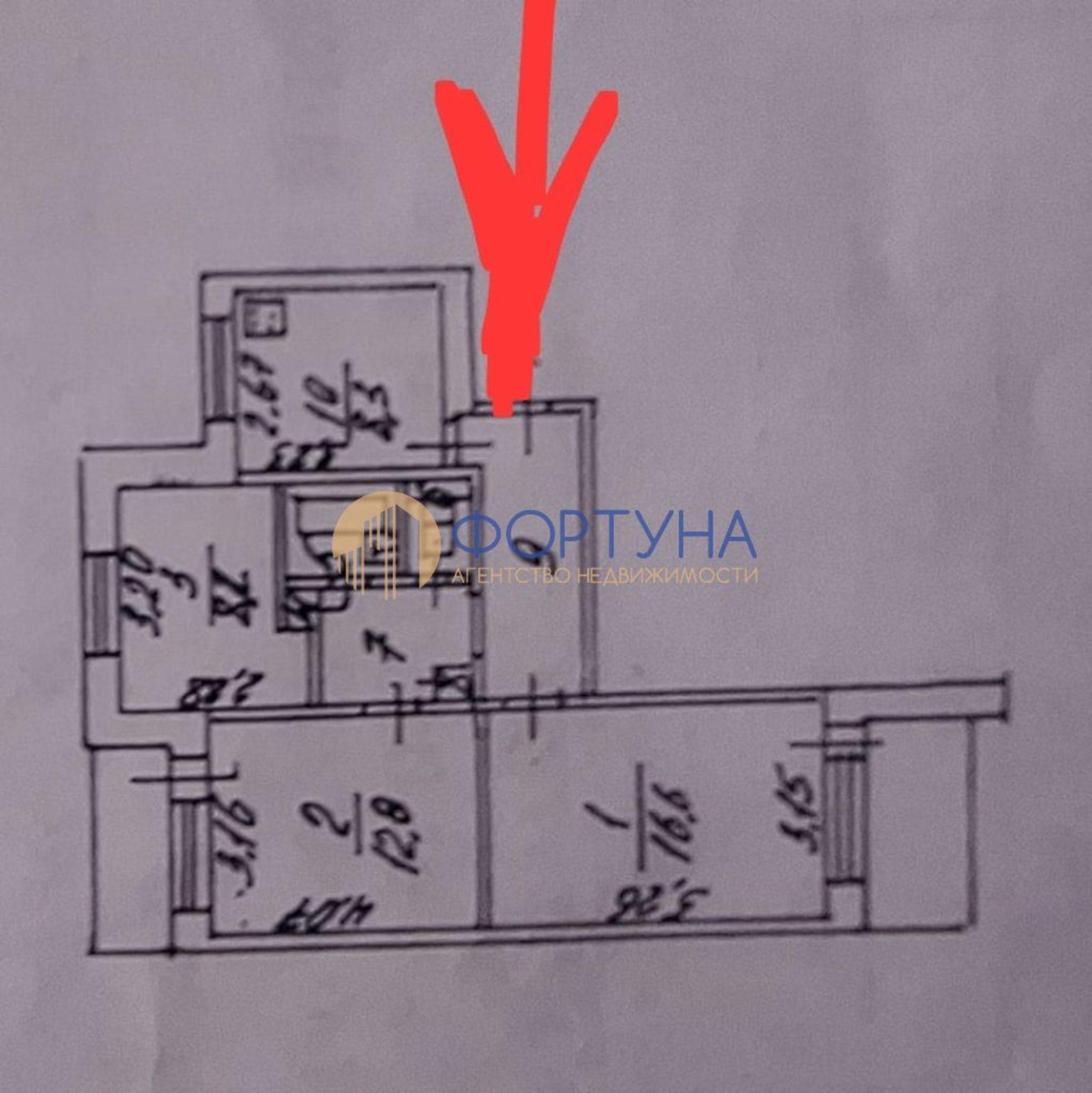 Купить квартиру за 7 500 000 рублей на Маяковского ул, 30