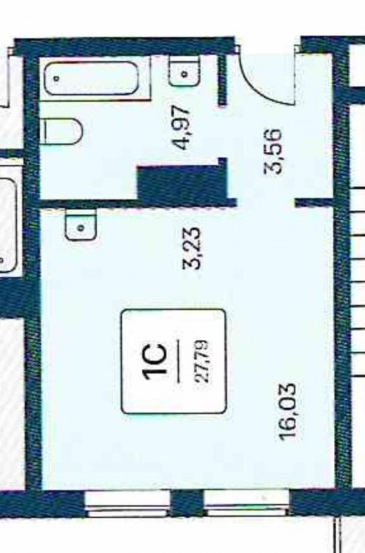 1-комн квартира в новом доме проспект Красный, 180