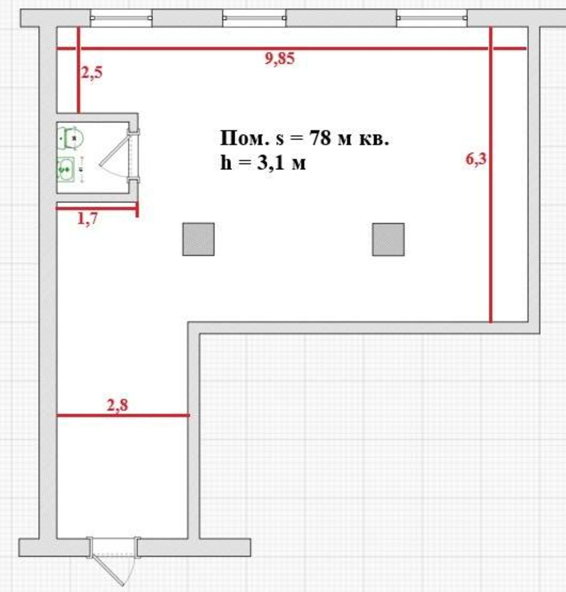 Сдать торговое помещение за 75 000 рублей на Толбухина проспект, д.68