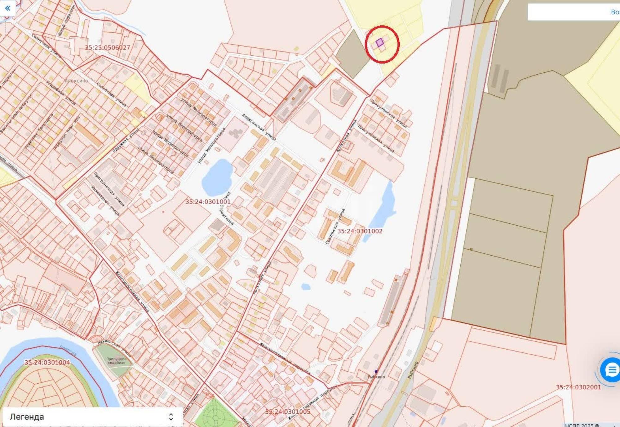 Купить землю, земельный участок за 350 000 рублей на Вологда, 1401