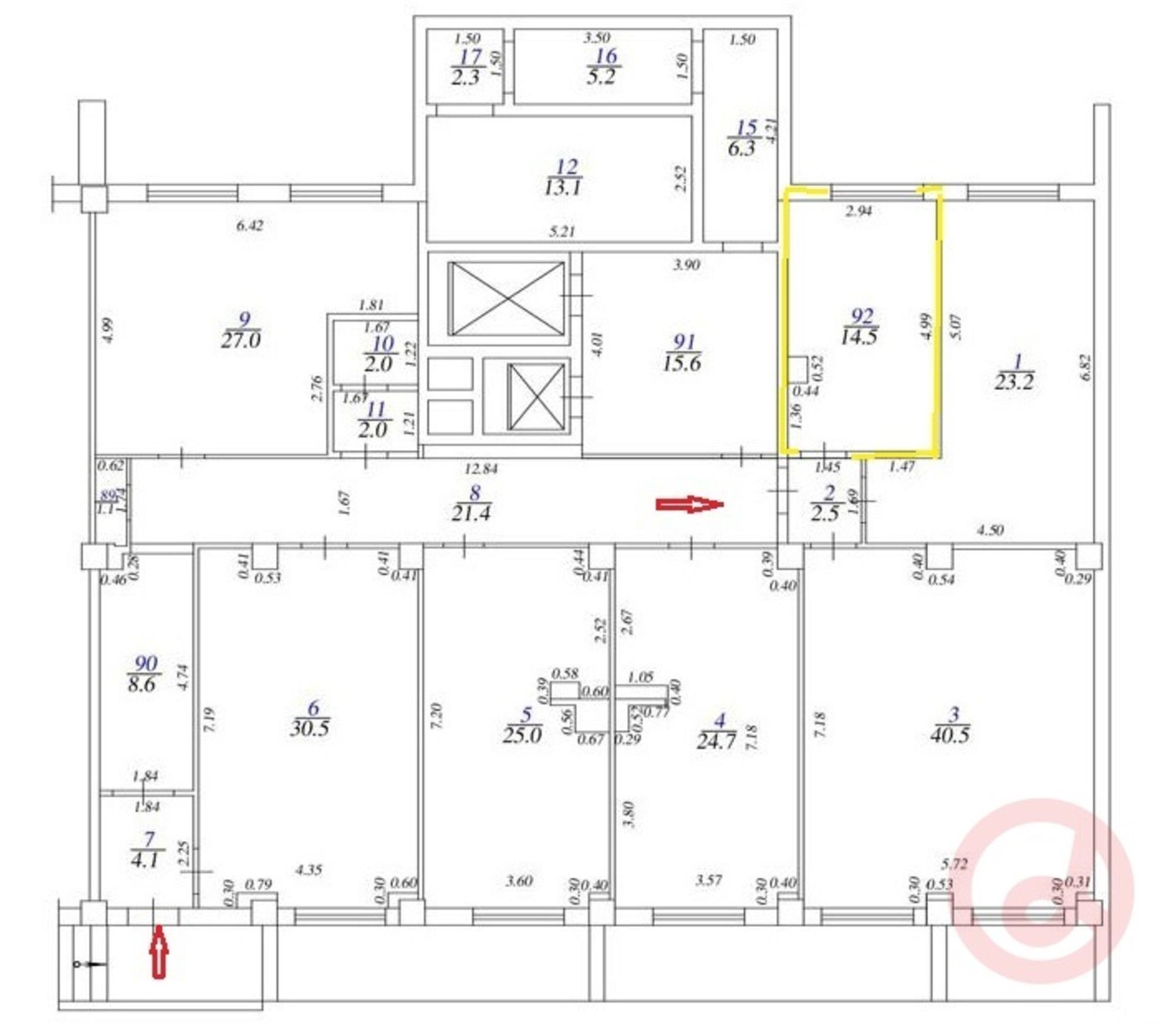 Купить офис, помещение под офис за 1 550 000 рублей на Тухачевского улица, 40а