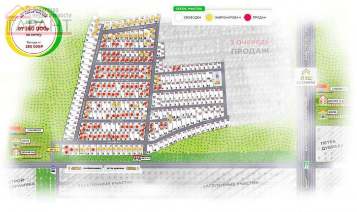 Земельный участок Стройкерамика посёлок городского типа
