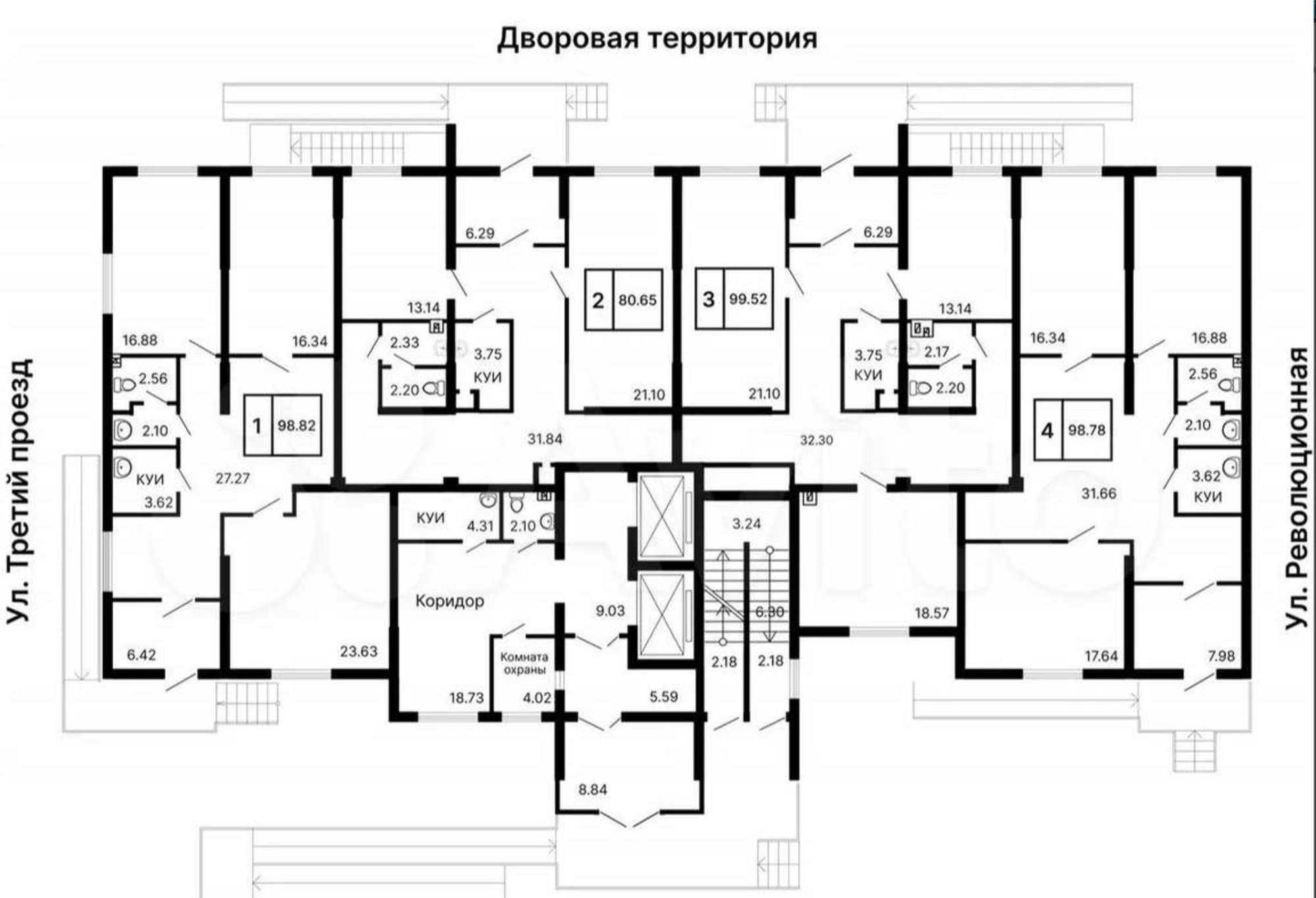 Купить торговое помещение за 93 470 000 рублей на Печёрская улица, 17/1
