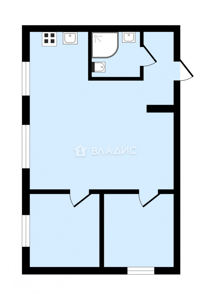 2-комн квартира улица Усти-на-Лабе