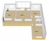 3-комн, 70.6кв м, этаж 6/9 Южное ш, 6 в