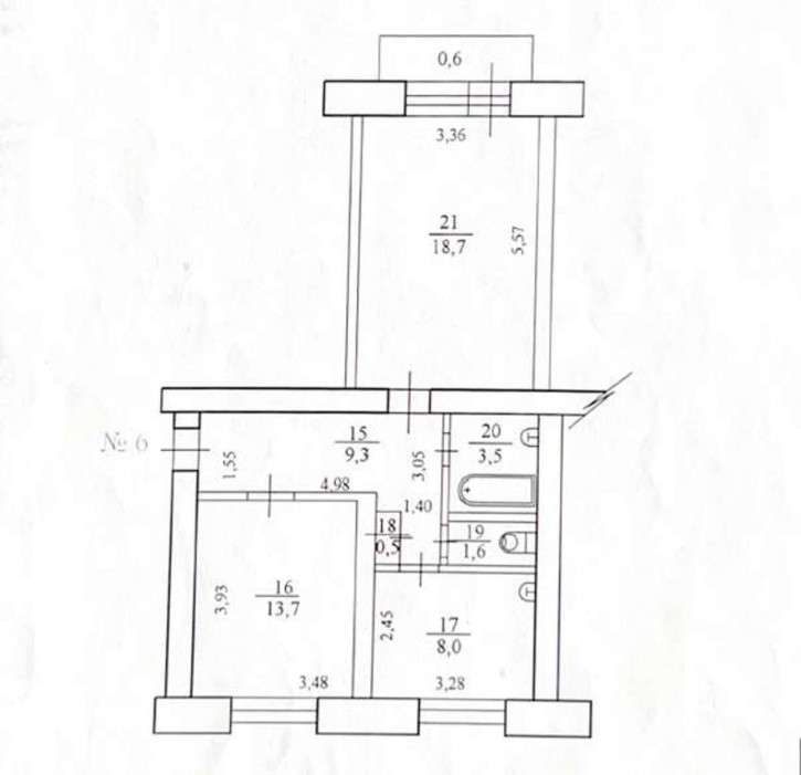 2-комн квартира Чапаева улица, 141