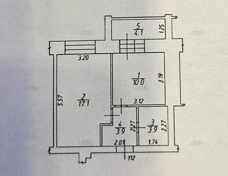 1-комн квартира 3й Академический проезд, д.6